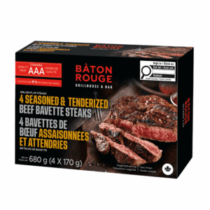 Bavettes de boeuf assaisonnées et attendries