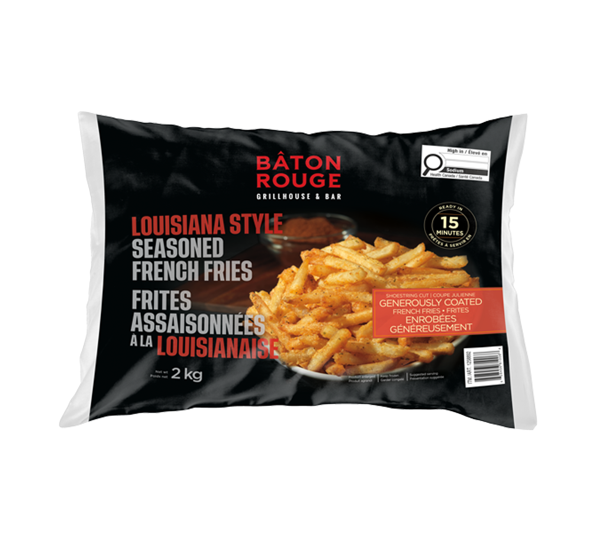 Frites assaisonnées à la Louisianaise