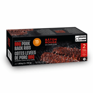 Côtes levées de porc BBQ