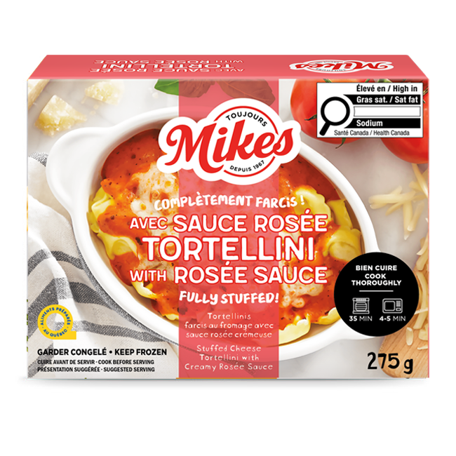 Tortellini avec sauce Rosée