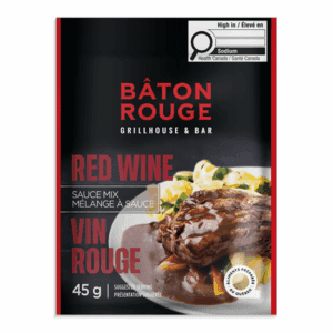 Sauce en sachet au vin rouge