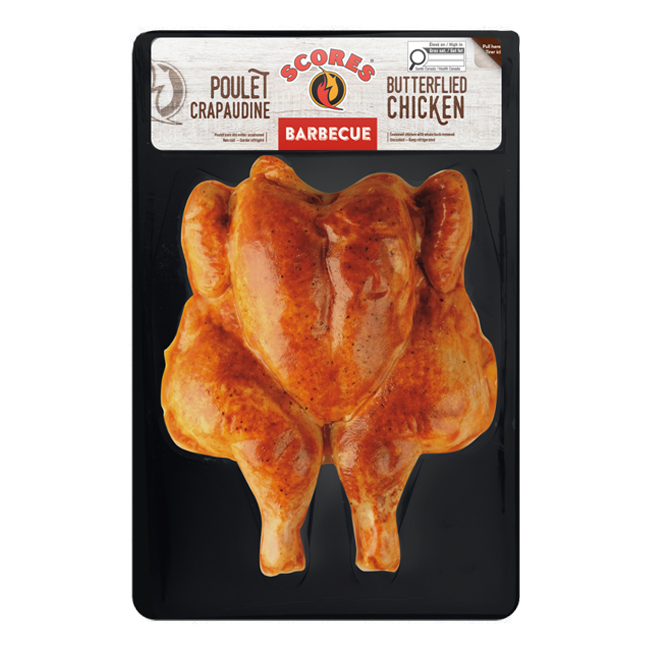 Poulet crapaudine BBQ