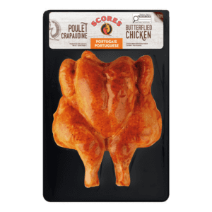 Poulet crapaudine Portugais