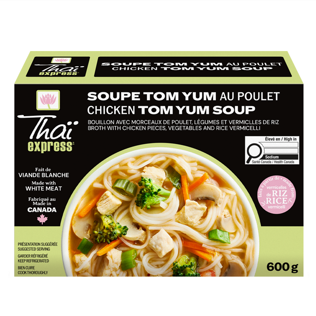 Soupe Tom Yum au poulet