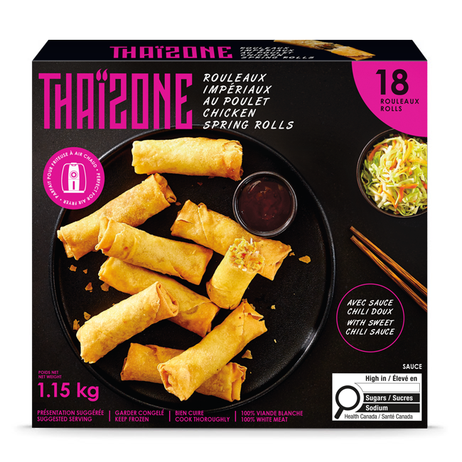 Rouleaux impériaux au poulet familial