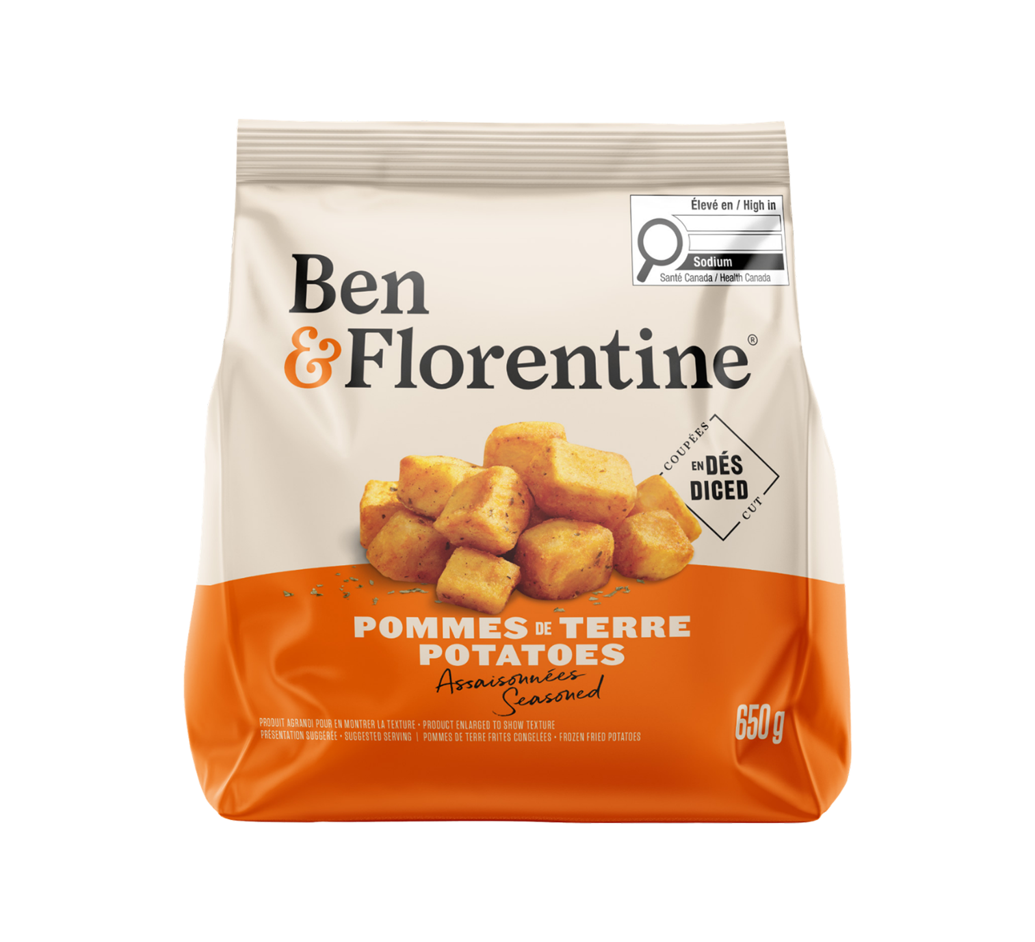 Pommes de terre assaisonnées