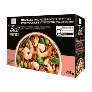 Nouilles Pad aux légumes et crevettes