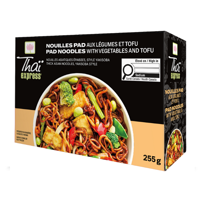 Nouilles Pad aux légumes et tofu