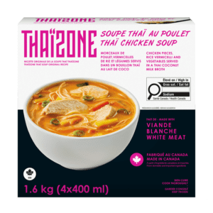 Soupe Thaï au poulet familiale